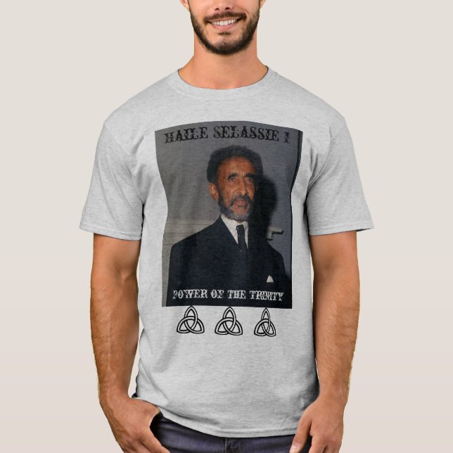 Haile Selassie I Power of the Trinity T-Shirt (Front)