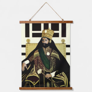 Haile Selassie Jah Rastafari Rasta Reggae Roots   Hanging Tapestry