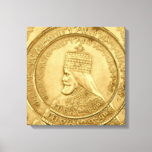 Haile Selassie Jah Rastafari Reggae Rasta Roots  Canvas Print