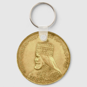 Haile Selassie Jah Rastafari Reggae Rasta Roots Keychain