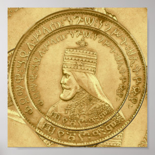 Haile Selassie Jah Rastafari Reggae Rasta Roots  Poster