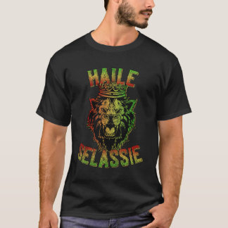 Haile Selassie Jah Rastafari Reggae T-Shirt