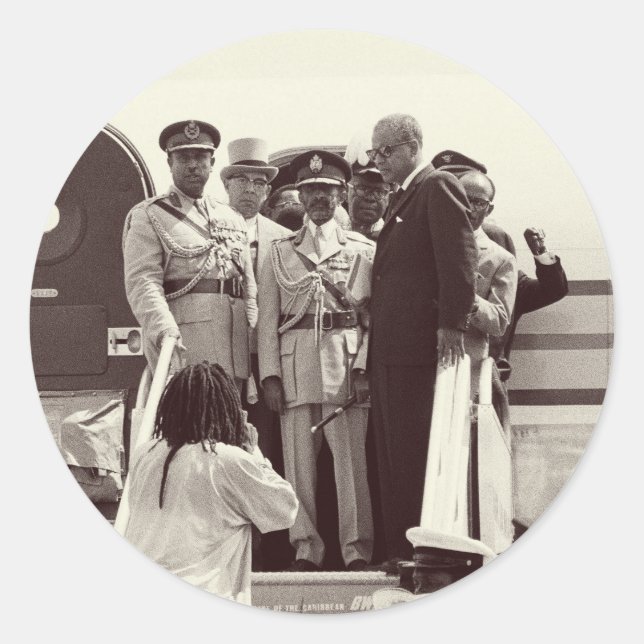 Haile Selassie - Messiah - Jah Rastafari Sticker (Devant)