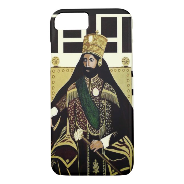 Haile Selassie - Rastafari - iPhone Case (Back)