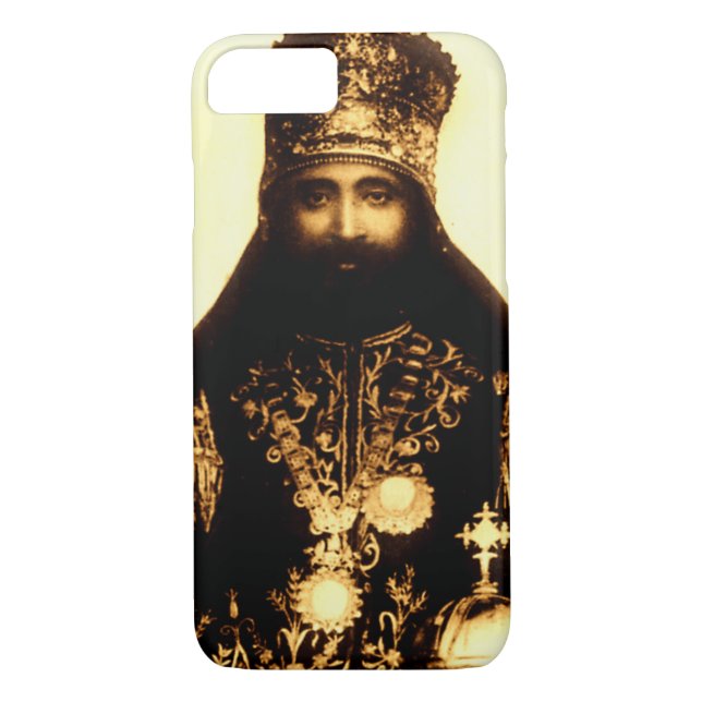 Haile Selassie - Rastafari - iPhone Case (Back)