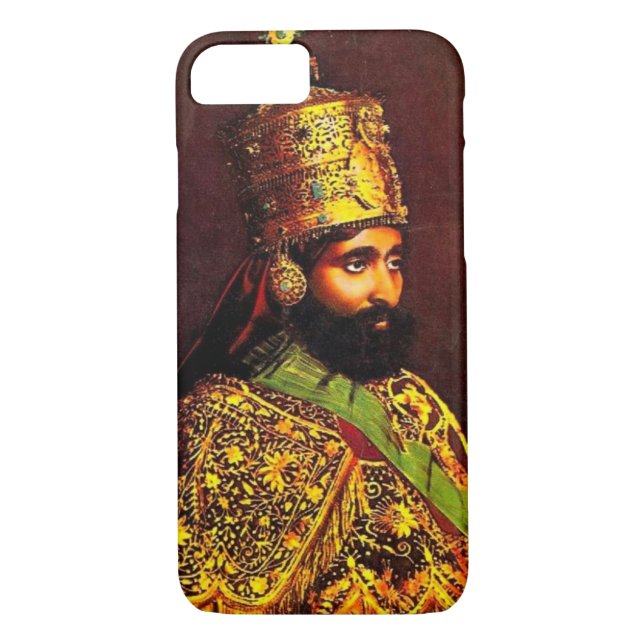 Haile Selassie - Rastafari - iPhone Case (Back)