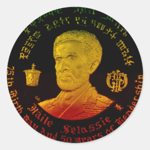 Haile Selassie Santeem Sticker