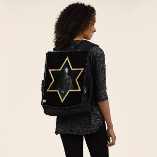 Haile Selassie Star of David Backpack