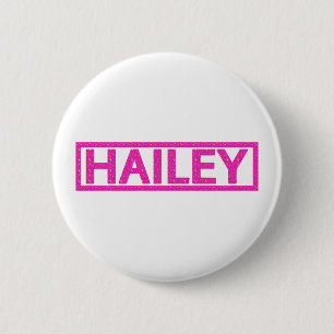 Hailey Stamp 2 Inch Round Button