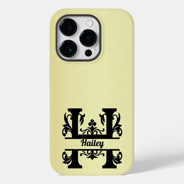 Hailey's Split Monogram Case-Mate iPhone Case (Back)
