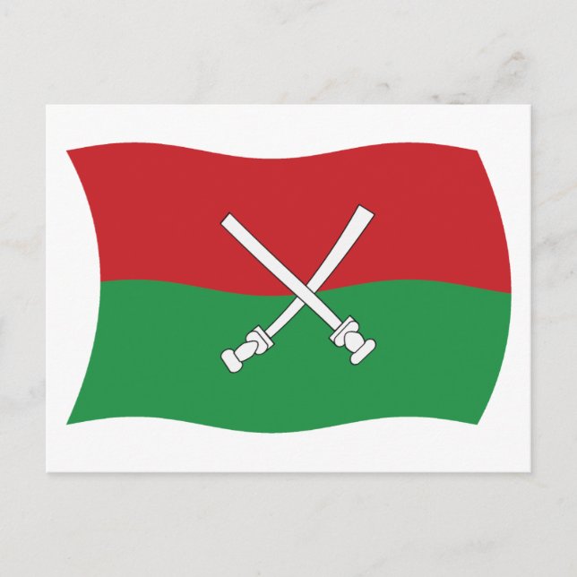 Hainan Li & Miao Flag Postcard (Front)