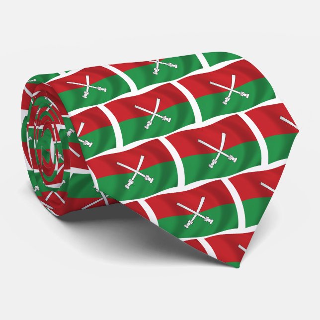 Hainan Li & Miao Flag Tie (Rolled)