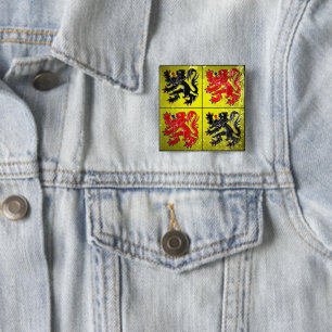 Hainaut 2 Inch Square Button