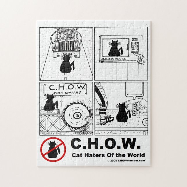 Haineux de chat du puzzle du monde (Vertical)