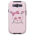 Hair Accessory Skull & Scissors (Pink)