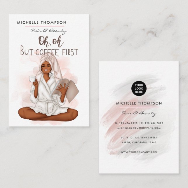 Hair and Beauty Business Card (Front/Back)