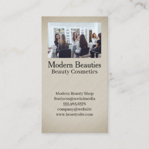 Hair and Make Up Studio Business Card