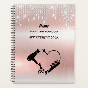 Hair and makeup salon planner