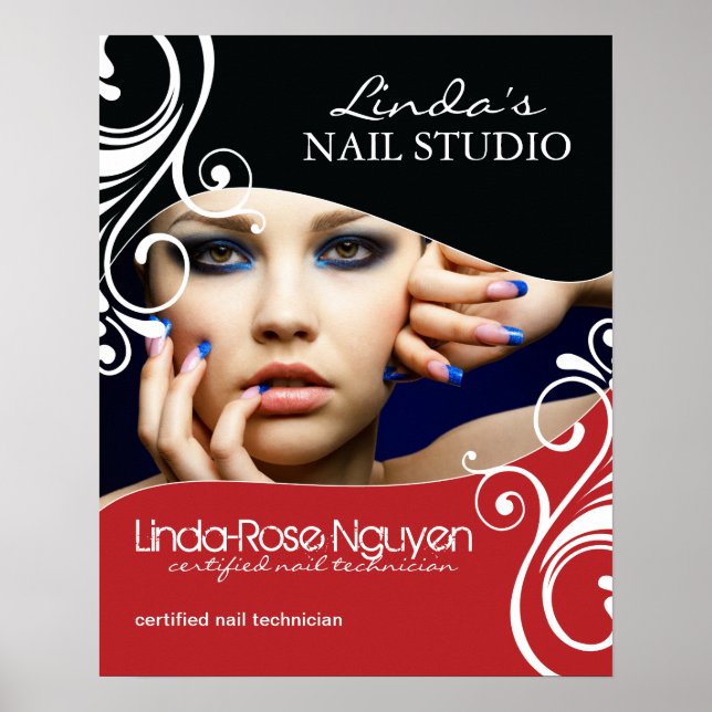 Hair and Nail Salon Poster (Front)