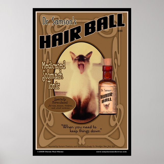Hair Ball Tonic poster (Front)