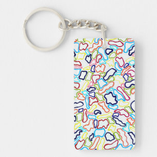 Hair Bands Acrylic Keychain