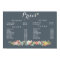 Hair Beauty Salon Beautician Menu Price Poster