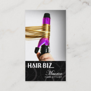 Hair Biz - Hair Stylist Beauty Salon Spa Friseur Business Card