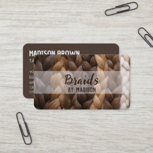 Hair Braiding Business Card