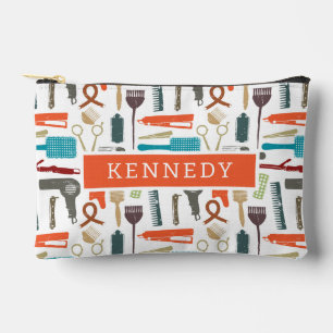 Hair Care Pattern Accessory Pouch