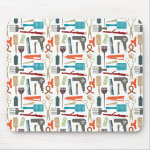 Hair Care Pattern Mouse Pad