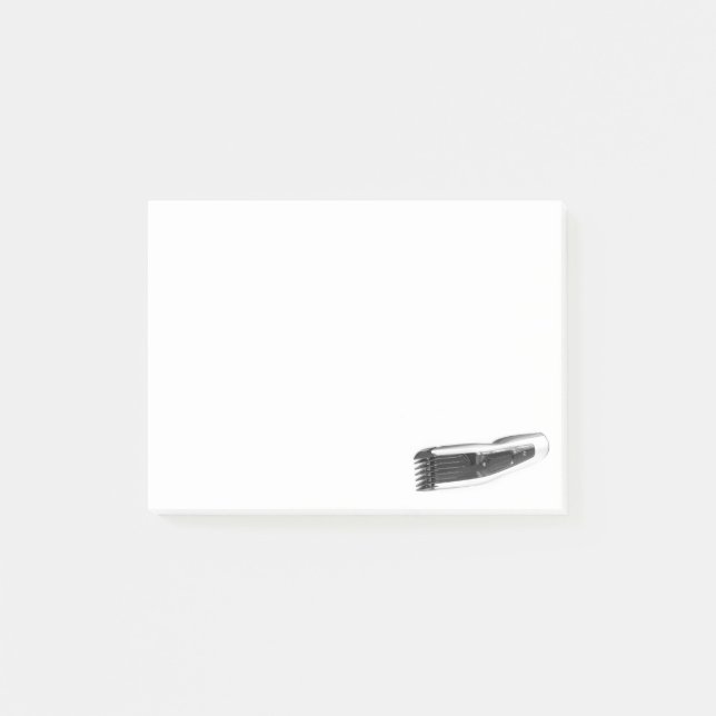 Hair clipper post-it notes (Front)