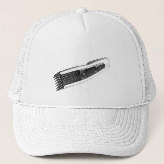 Hair clipper trucker hat (Front)