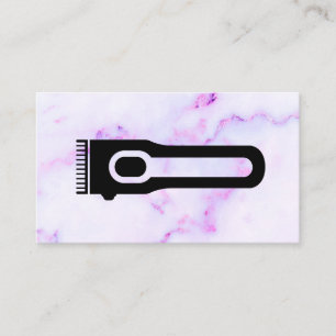 Hair Clippers   Marble Business Card