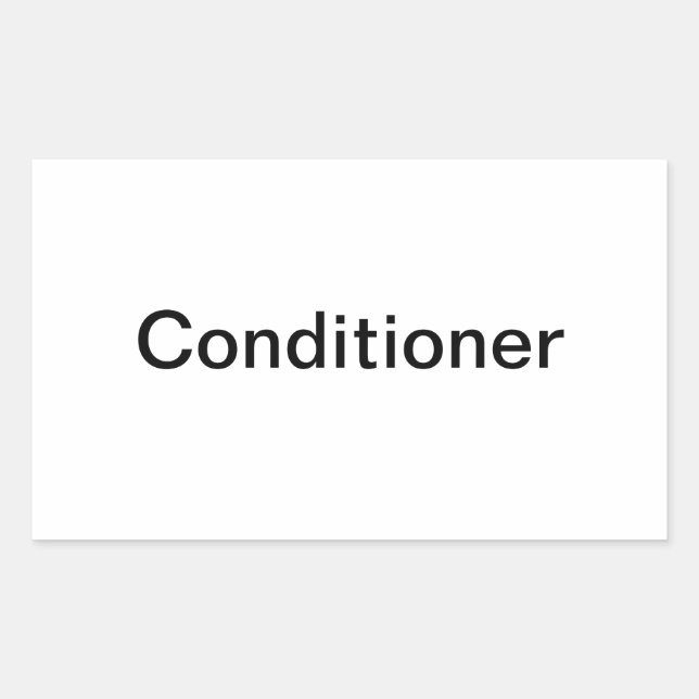 Hair Conditioner Labels/ Sticker (Front)