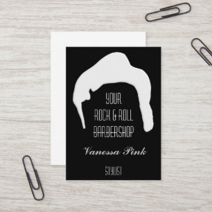 Hair Cosmetology Barber Salon Business Card