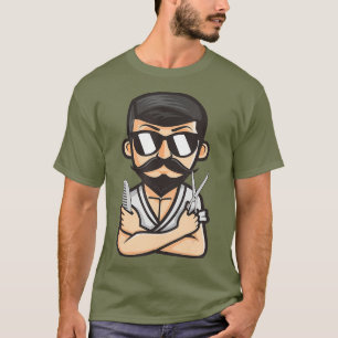 Hair-Dresser Barber-Shop Graphic Cool Hair Gifts T-Shirt