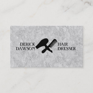 Hair Dresser Stylist Salon Barber Shop Business Card
