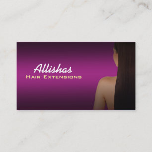 Hair Extensions Business Cards