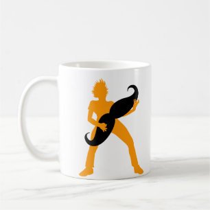 Hair Guitar Coffee Mug
