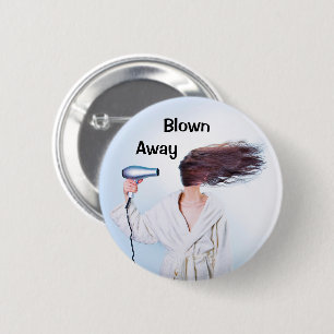Hair Humour 2 Inch Round Button