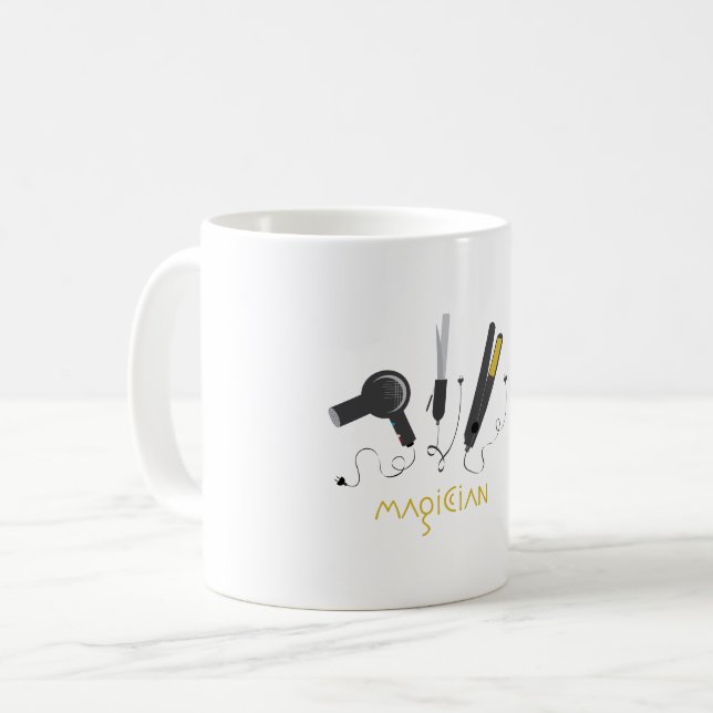 Hair Magician Coffee Mug (Front Left)