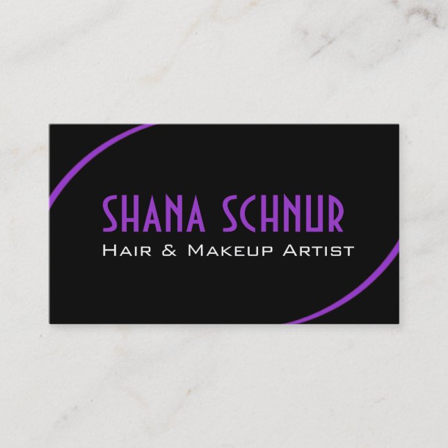 Hair & Makeup Business Card (Front)