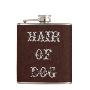 Hair Of Dog Funny Halloween Party Props Hip Flask