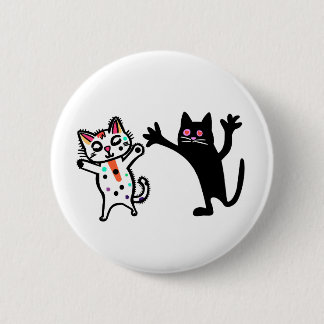 Hair-Raising (Yanchan) 2 Inch Round Button