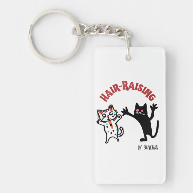 Hair-Raising (Yanchan) Keychain (Front)