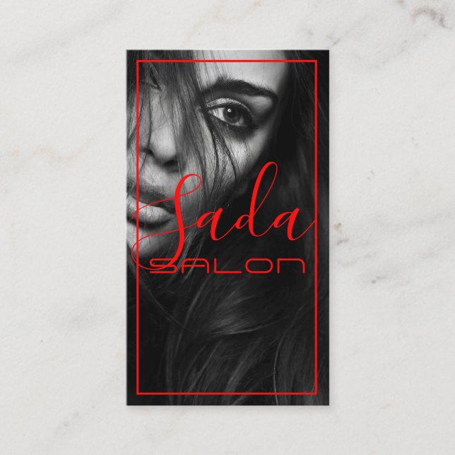 Hair Salon Business Card (Front)