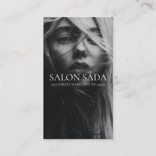 Hair Salon Business Card (Front)