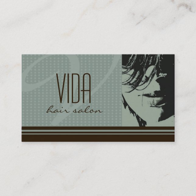 Hair Salon Business Card (Front)