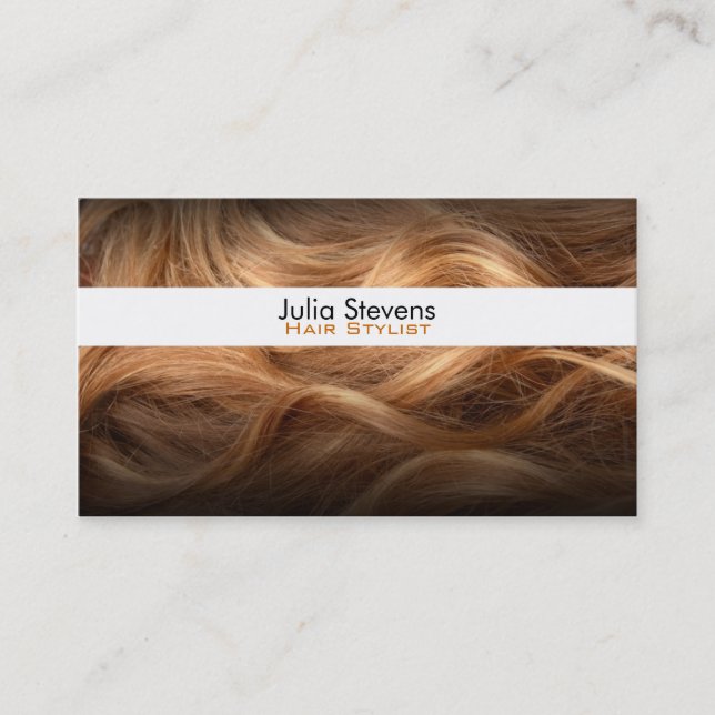 Hair salon business card (Front)