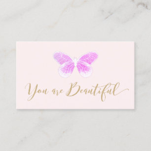 Hair Salon Glitter Butterfly Appointment Reminder